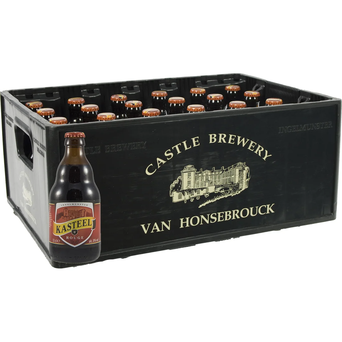 Kasteelbier Rood  33 cl  Bak 24 st