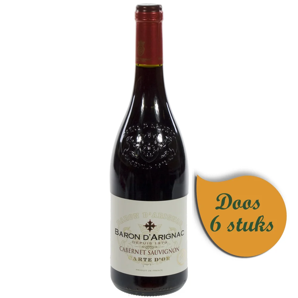 Baron d' Arignac  Rood  75 cl  Doos  6 st