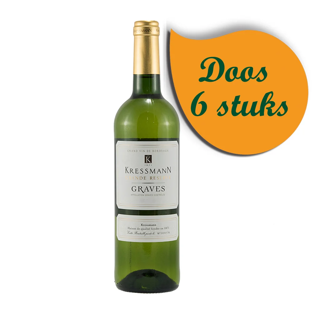 Kressmann Graves Grande Réserve  Wit  75 cl  Doos  6 st