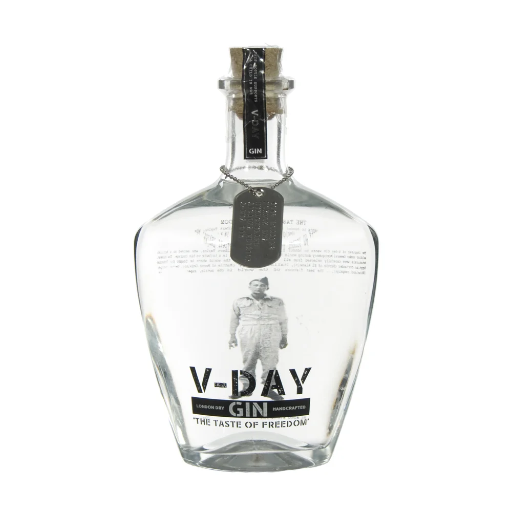 D-Day Gin 40,44%  70 cl  Fles