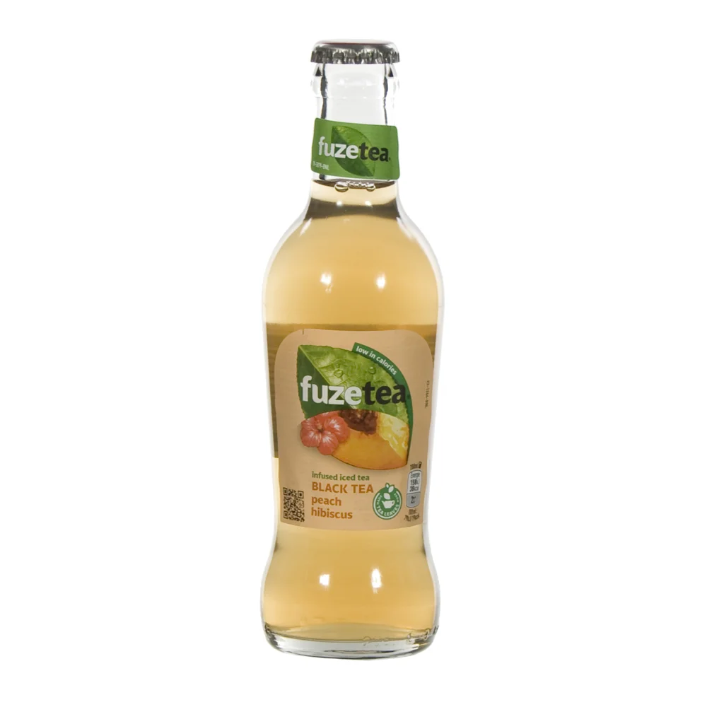 Fuze Tea  Black Peach Hibiskus  20 cl  Fles