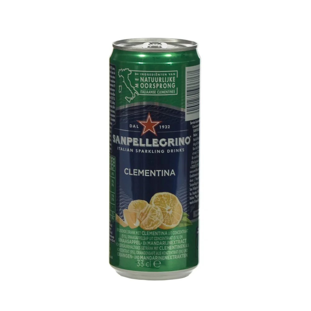 San Pellegrino Clementina  33 cl  Blik