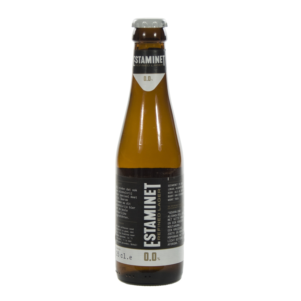 Estaminet Pils 0%  25 cl  Fles