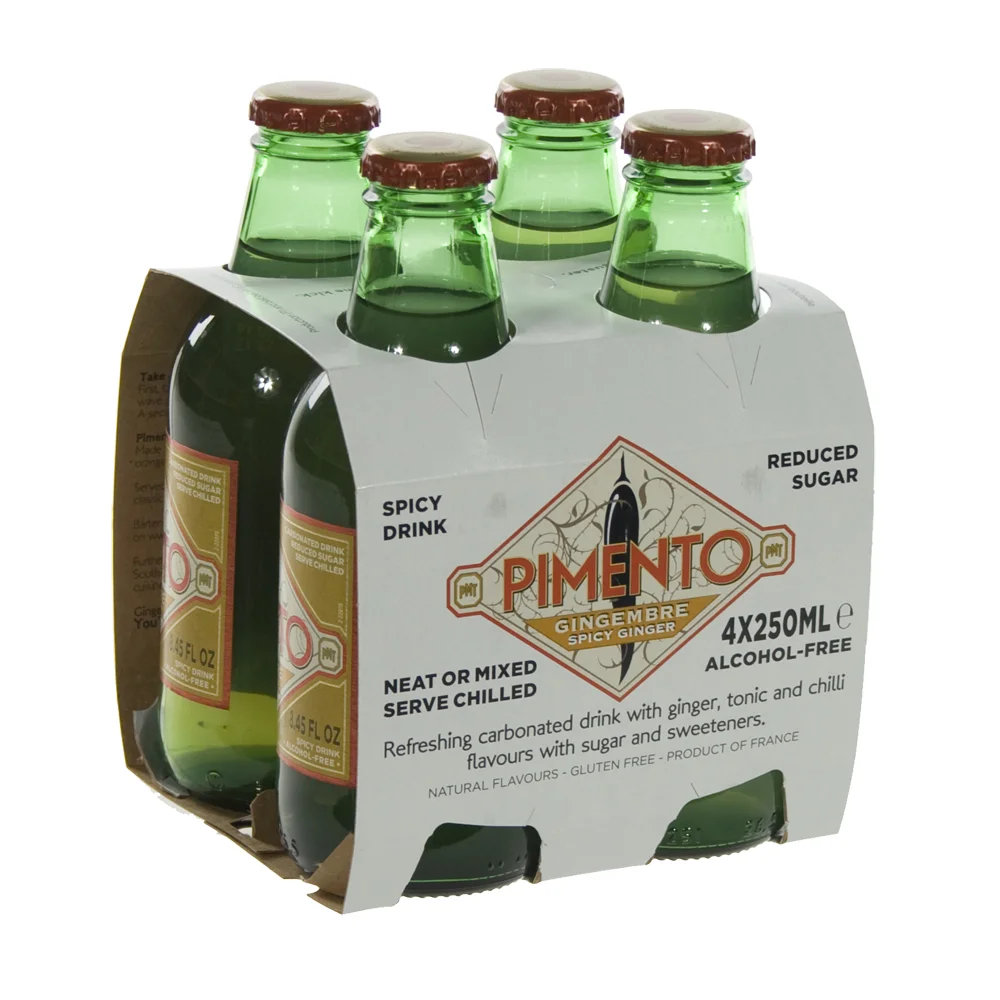 Pimento Spicy Ginger Ale  25 cl  Pak  4 st