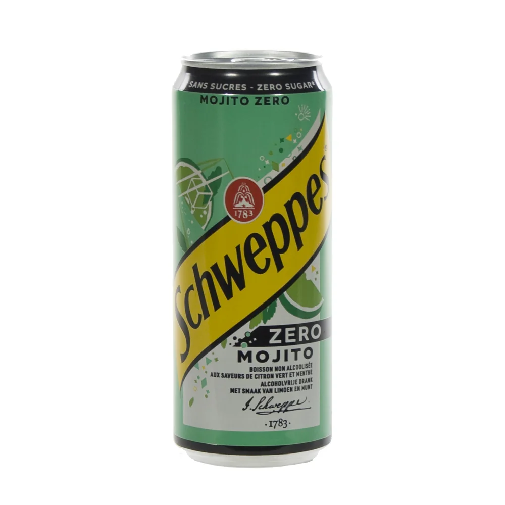 Schweppes Mojito BLIK  Zero  33 cl  Blik