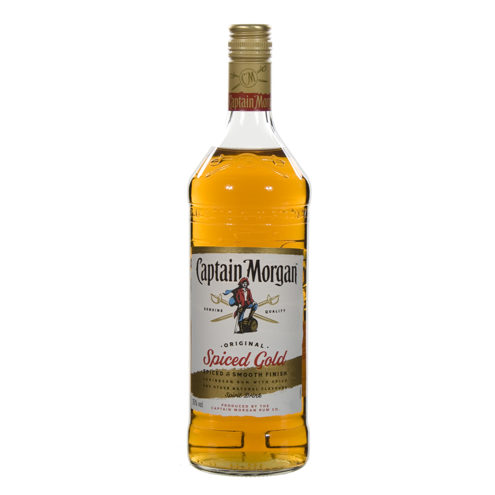 Captain Morgan Spiced Gold  1 liter  Fles