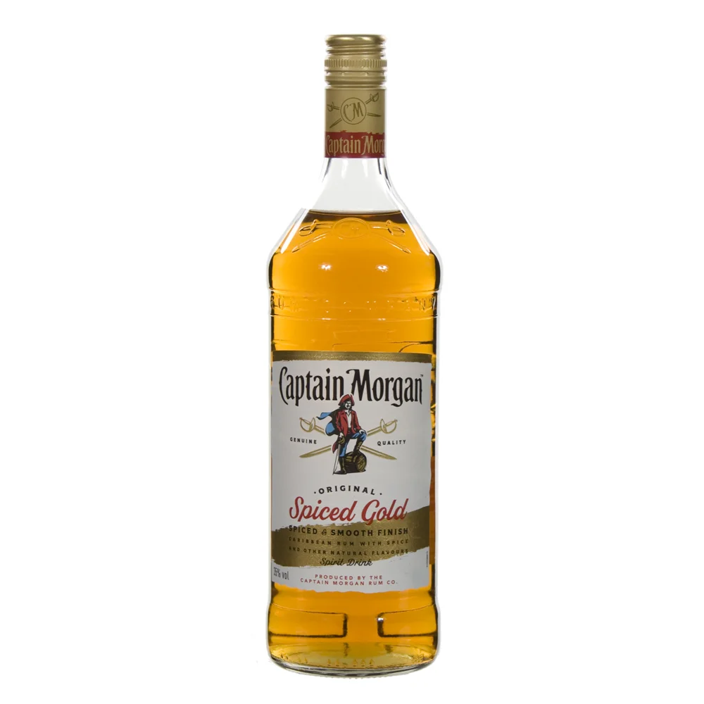 Captain Morgan Spiced Gold  1 liter  Fles