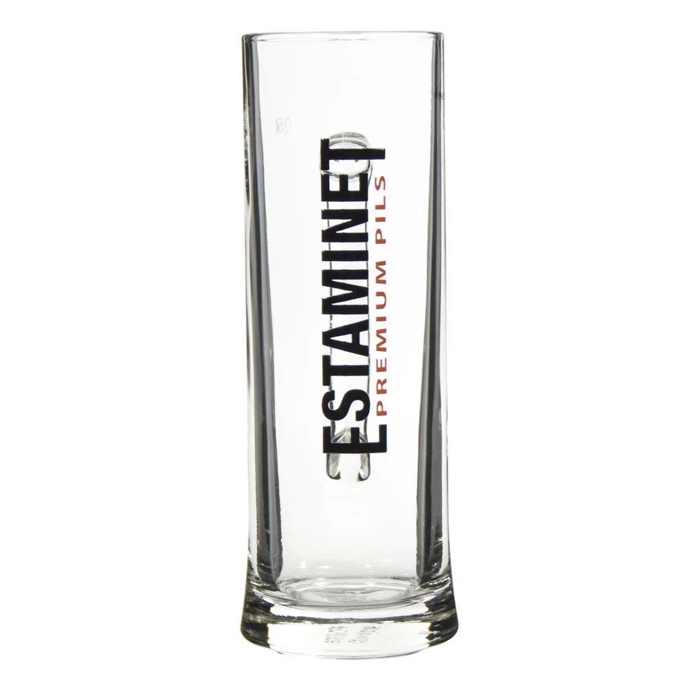Estaminet pils glas recht  50 cl