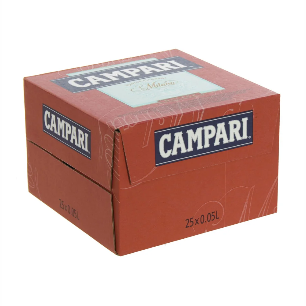Campari 25%  5 cl  Doos 25 st