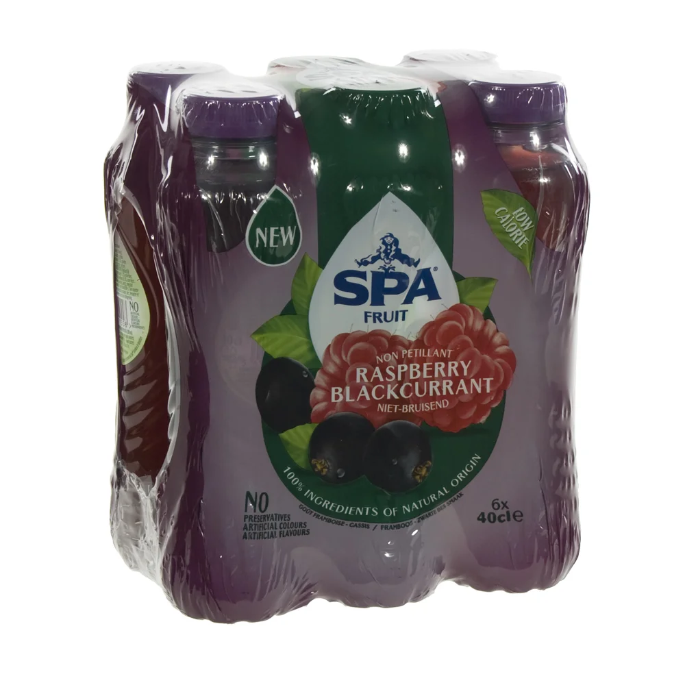 Spa Duo Pet  Blackcurrant-Raspberry  40 cl  Pak  6 st