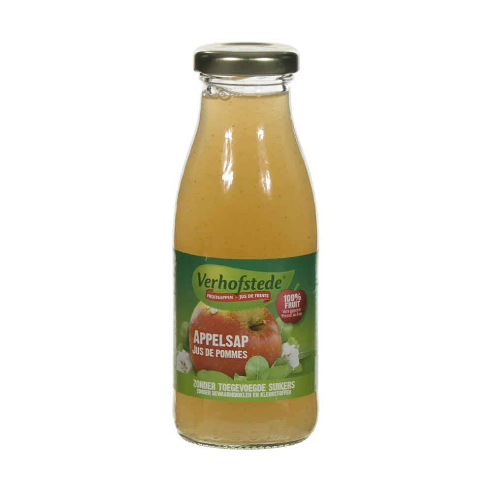 Verhofstede Fruitsap  Appel  25 cl  Fles