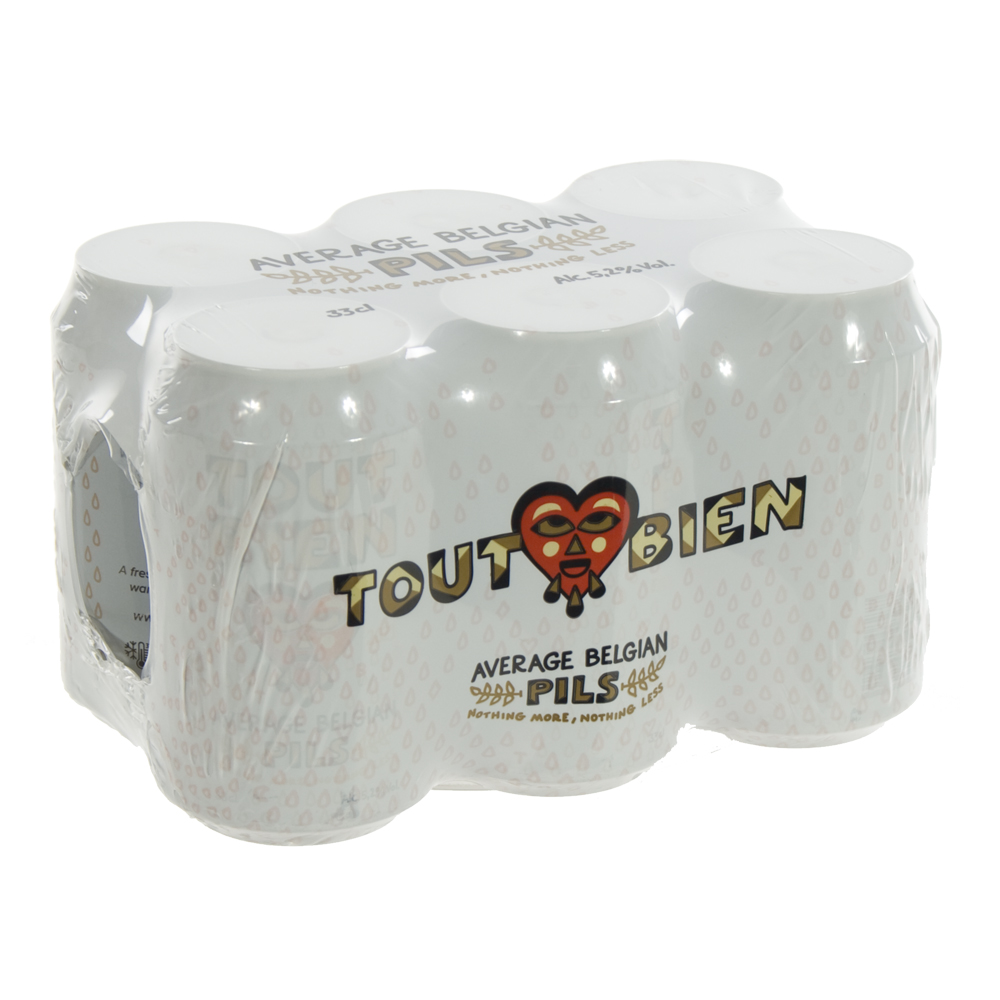 Tout Bien Pils  33 cl  Blik  6 pak