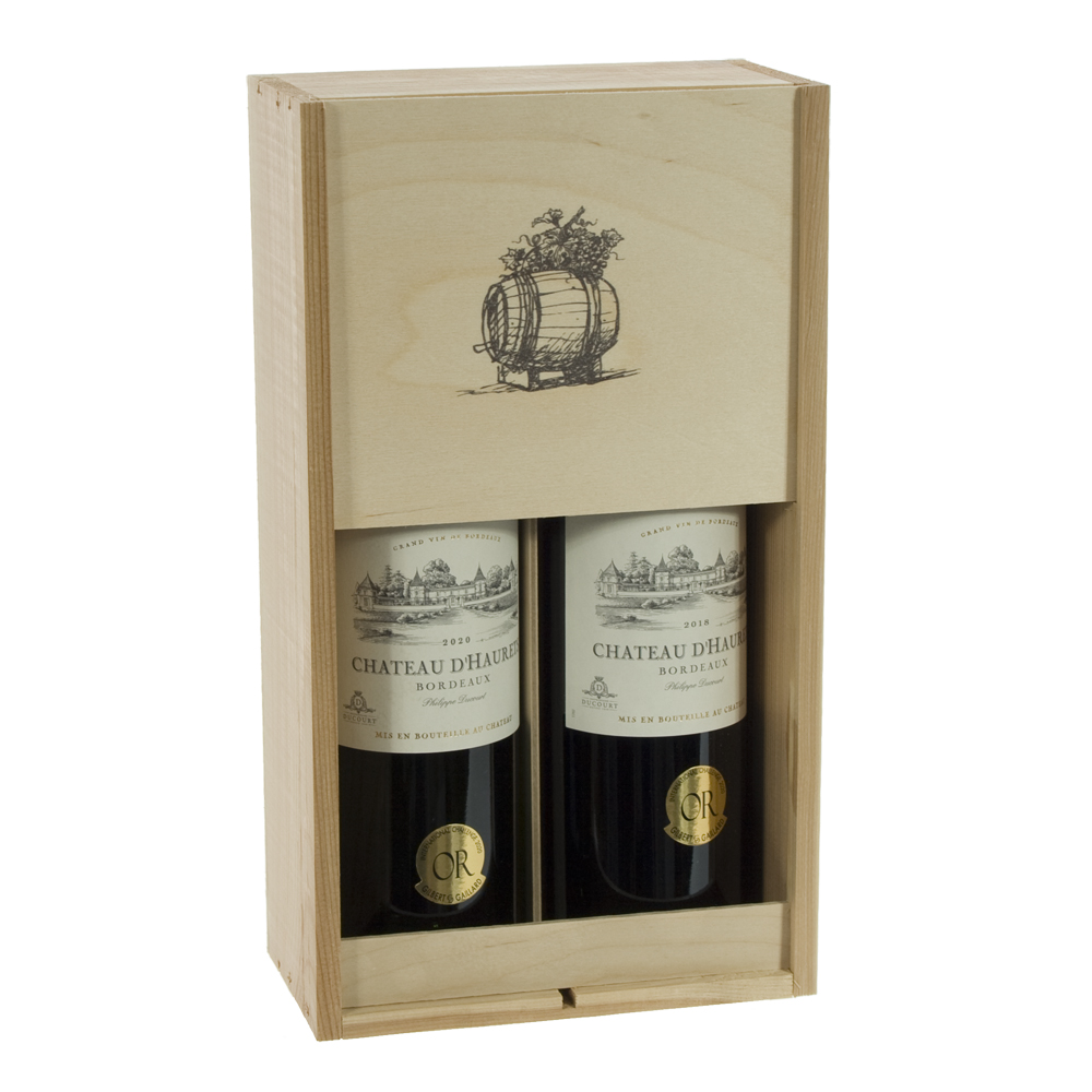 Chateau d'Haurets wit/rood Kist