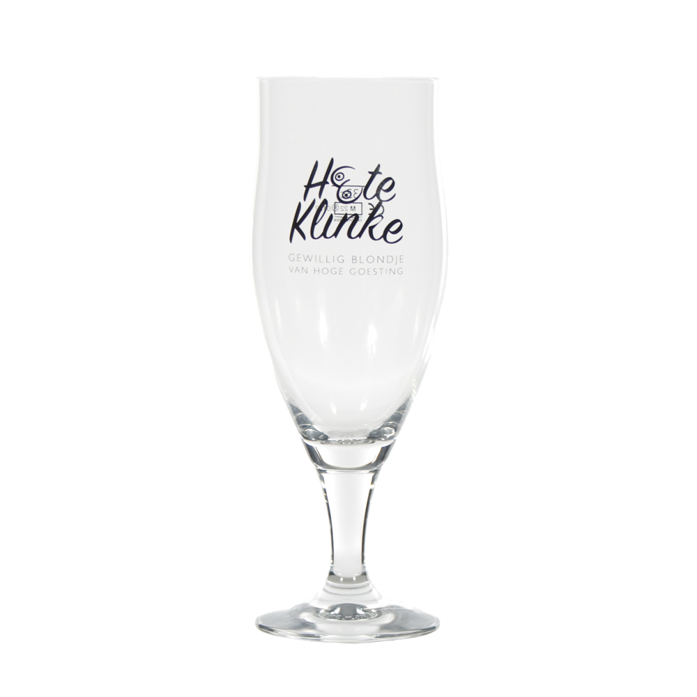 Hete klinke glas