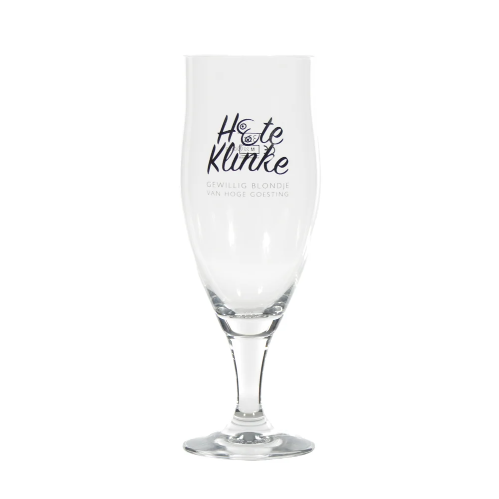 Hete klinke glas