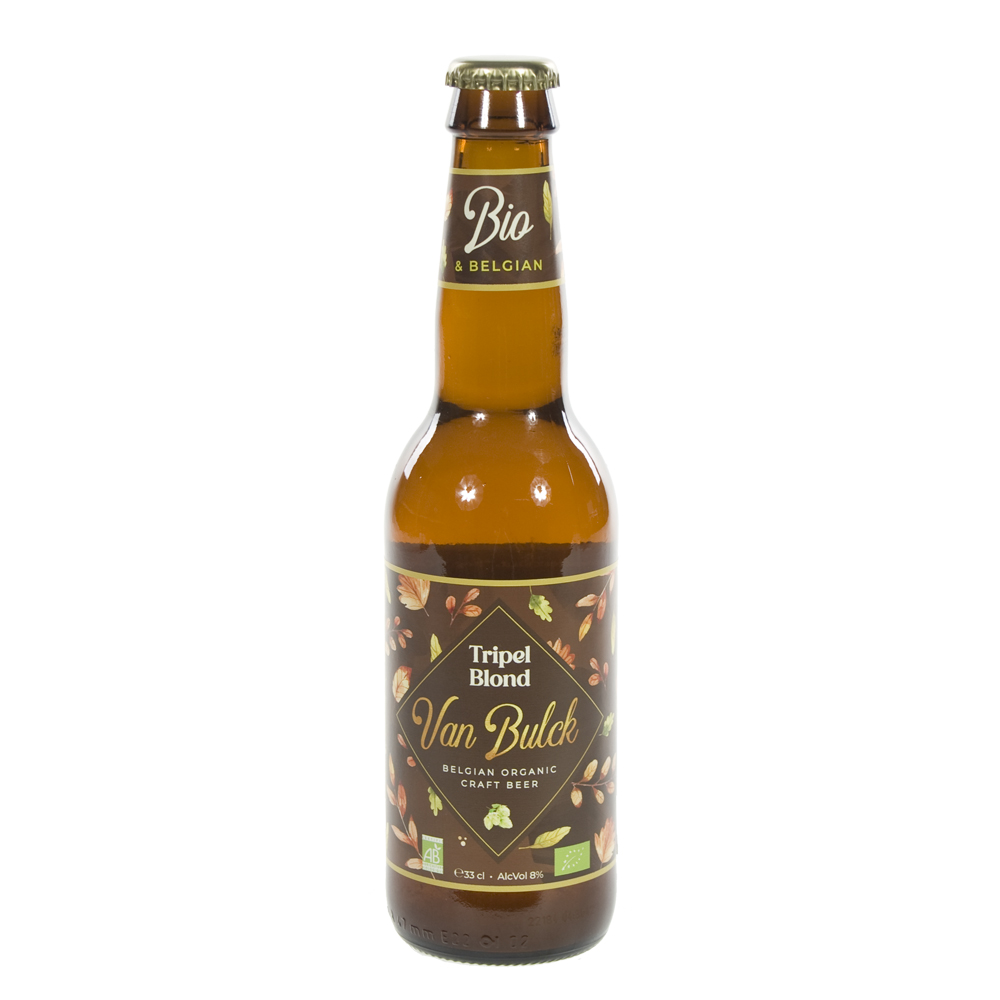 Van Bulck BIO tripel blond  33 cl  Fles