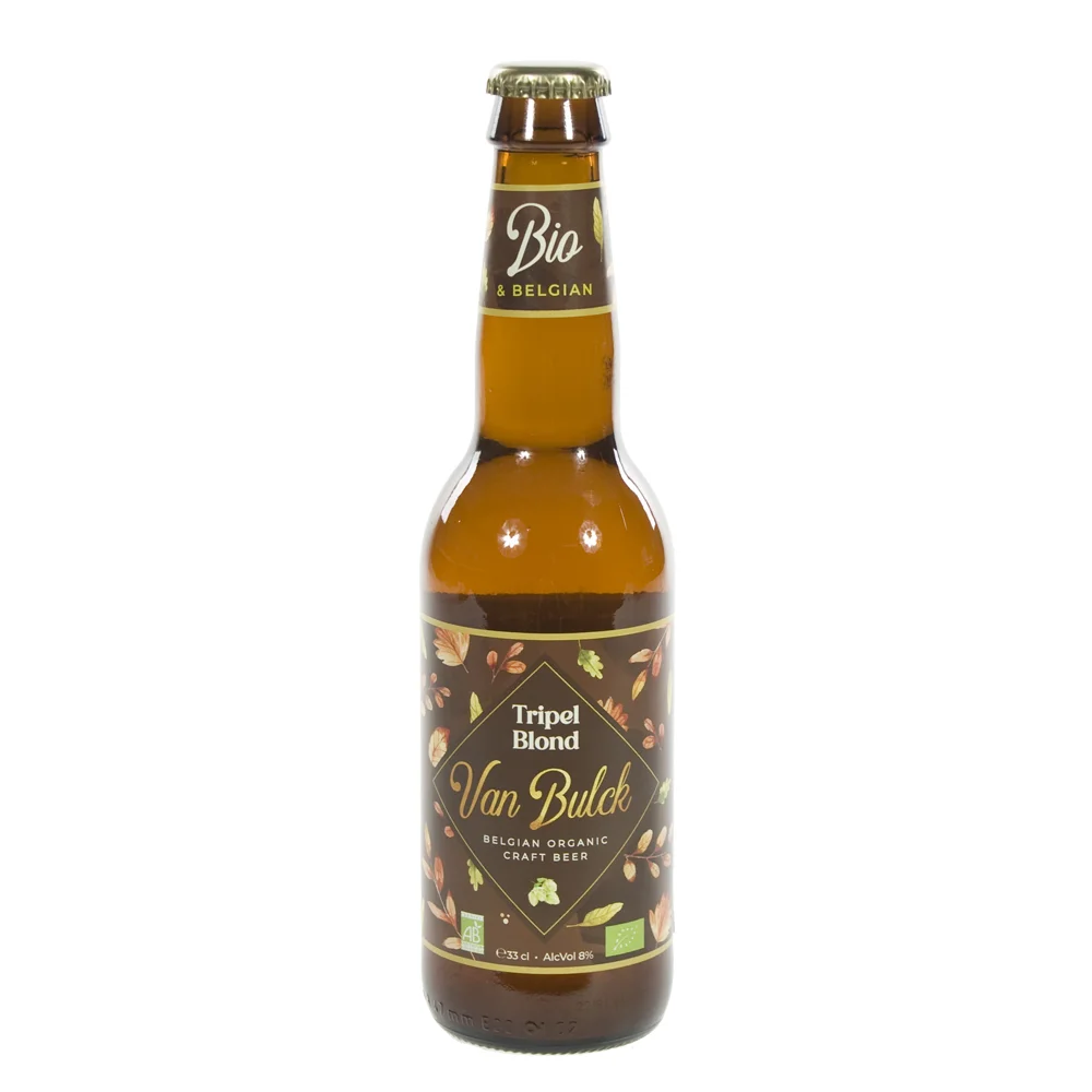Van Bulck BIO tripel blond  33 cl  Fles