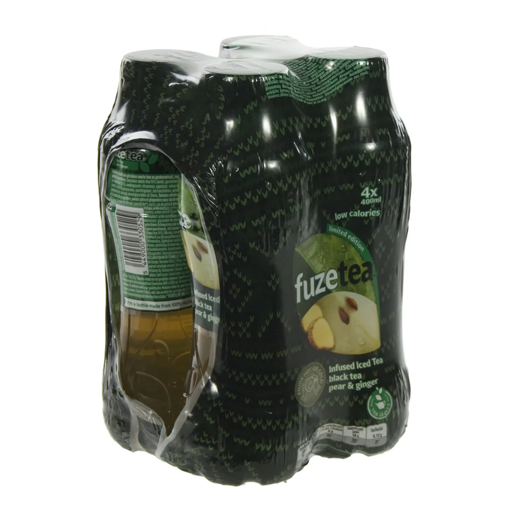 Fuze Tea PET  Peer & Gember  40 cl  Pak  4 st