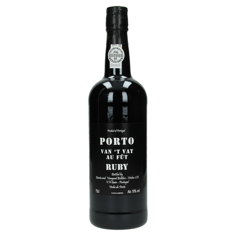 Porto van 't vat 19%  Rood  1,5 liter