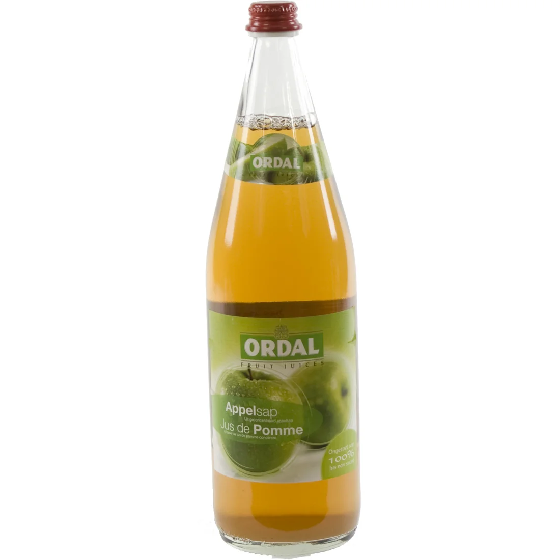 Ordal fruitsap  Appel  1 liter  Fles