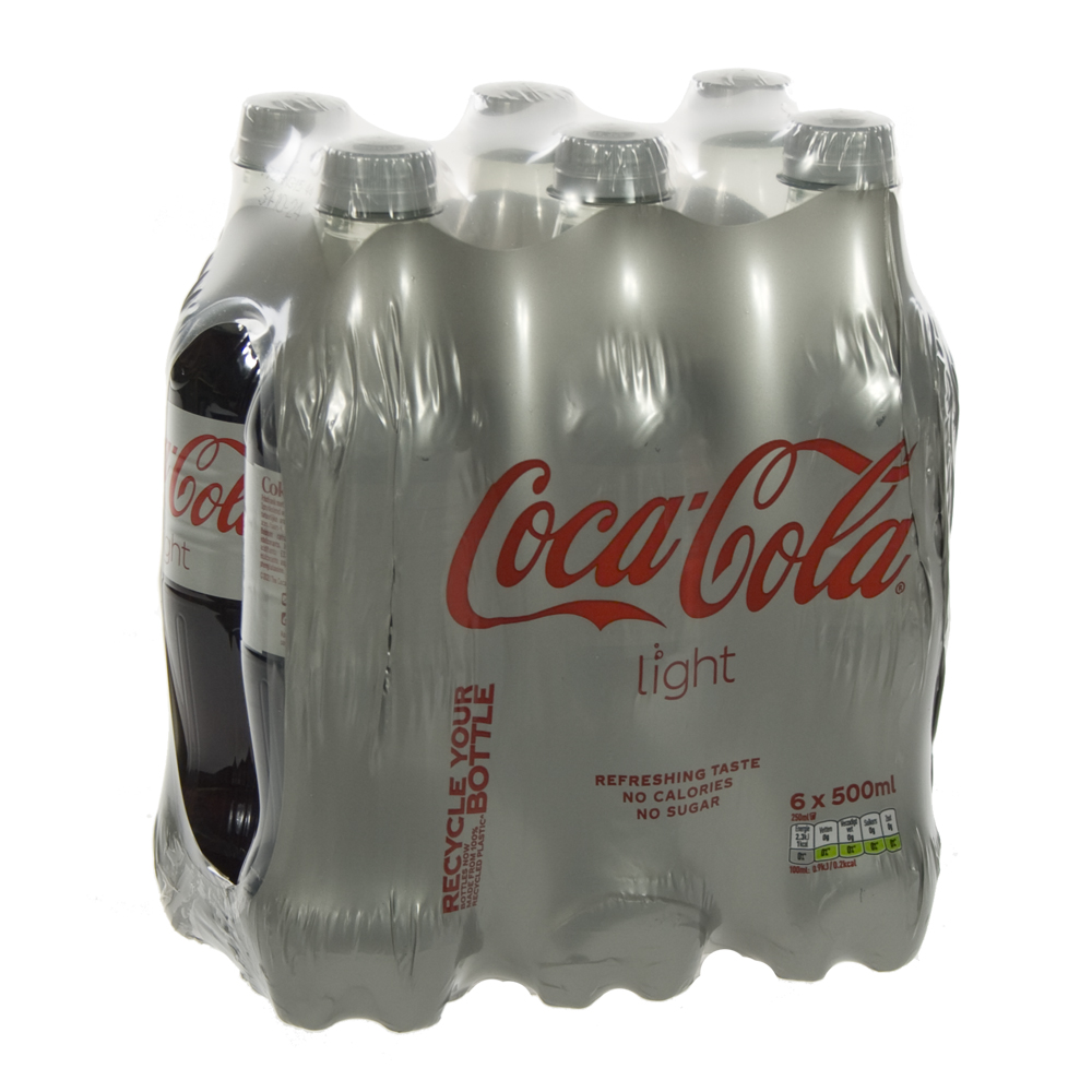Coca Cola PET  Light  50 cl  Pak  6 st