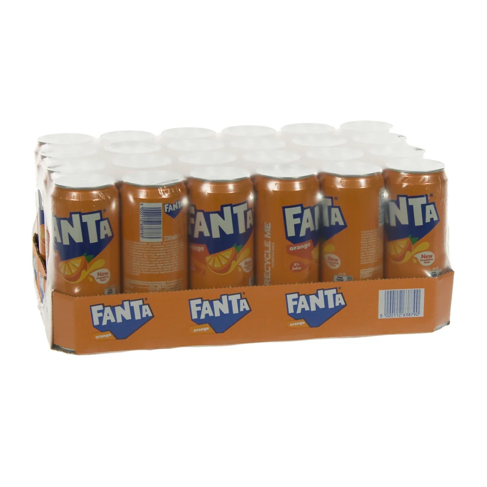 Fanta BLIK  Orange  33 cl  Blik 24 pak