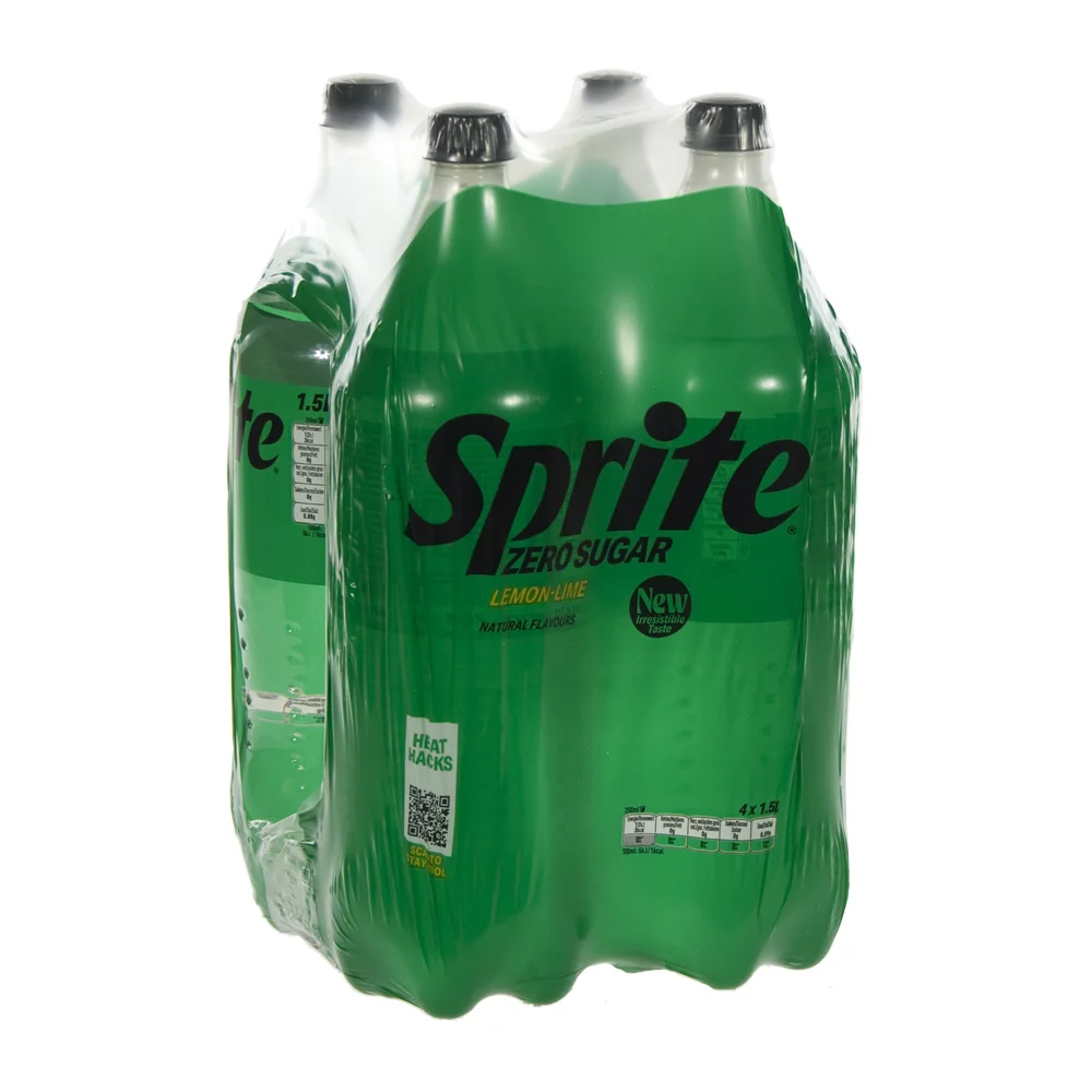 Sprite PET  Zero  1,5 liter  Pak  4 st