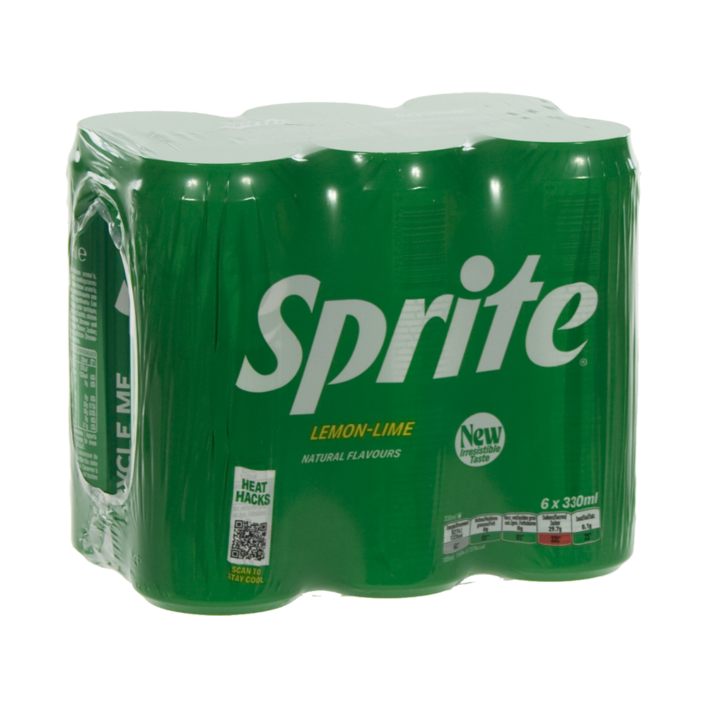Sprite BLIK  Regular  33 cl  Blik  6 pak