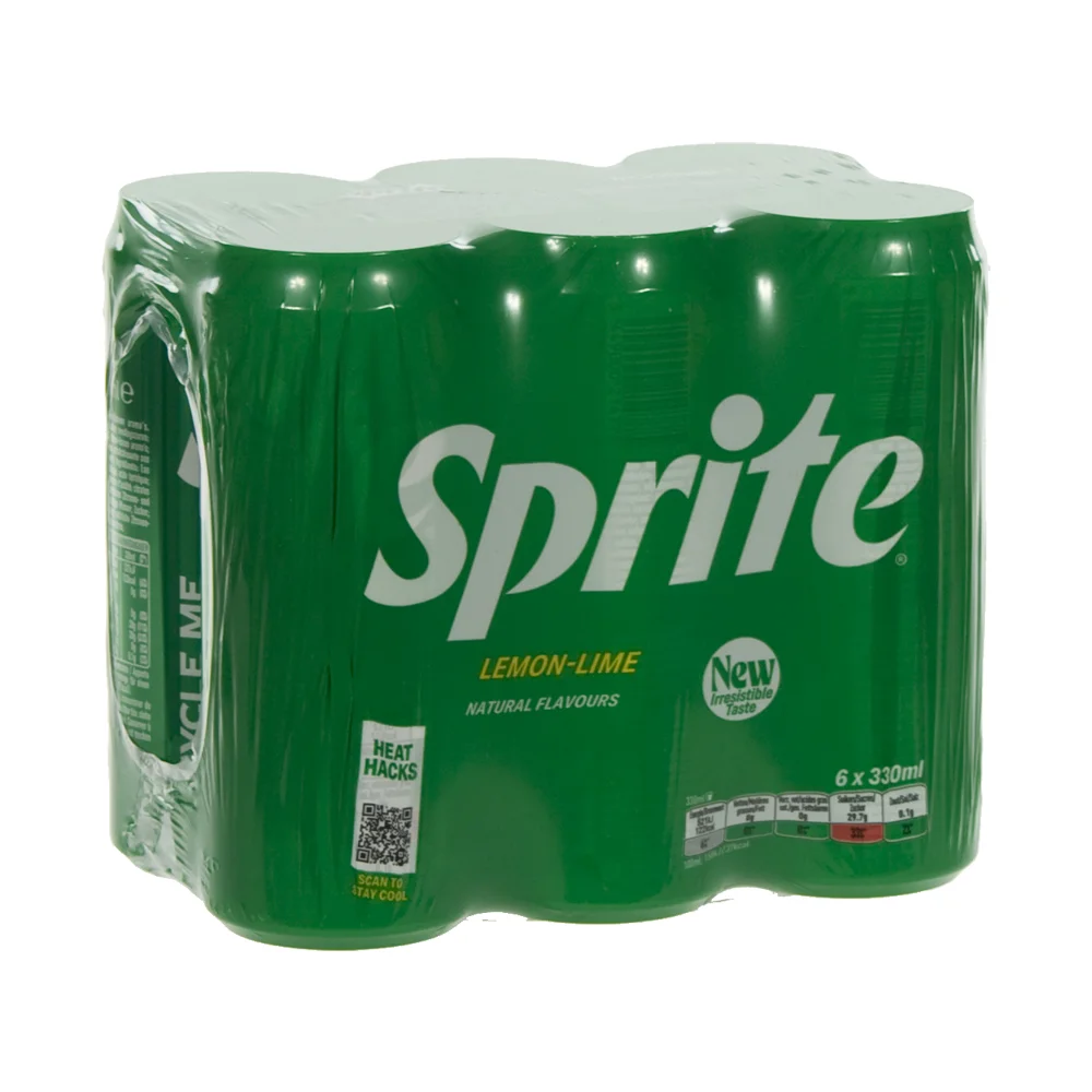 Sprite BLIK  Regular  33 cl  Blik  6 pak