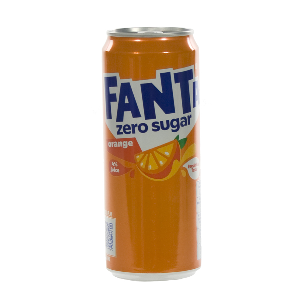 Fanta BLIK  Zero  33 cl  Blik