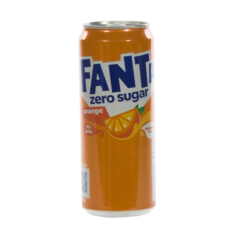 Fanta BLIK  Zero  33 cl  Blik