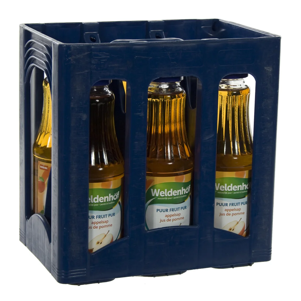 Weldenhof fruitsap  Appel  1 liter  Bak  6 fl