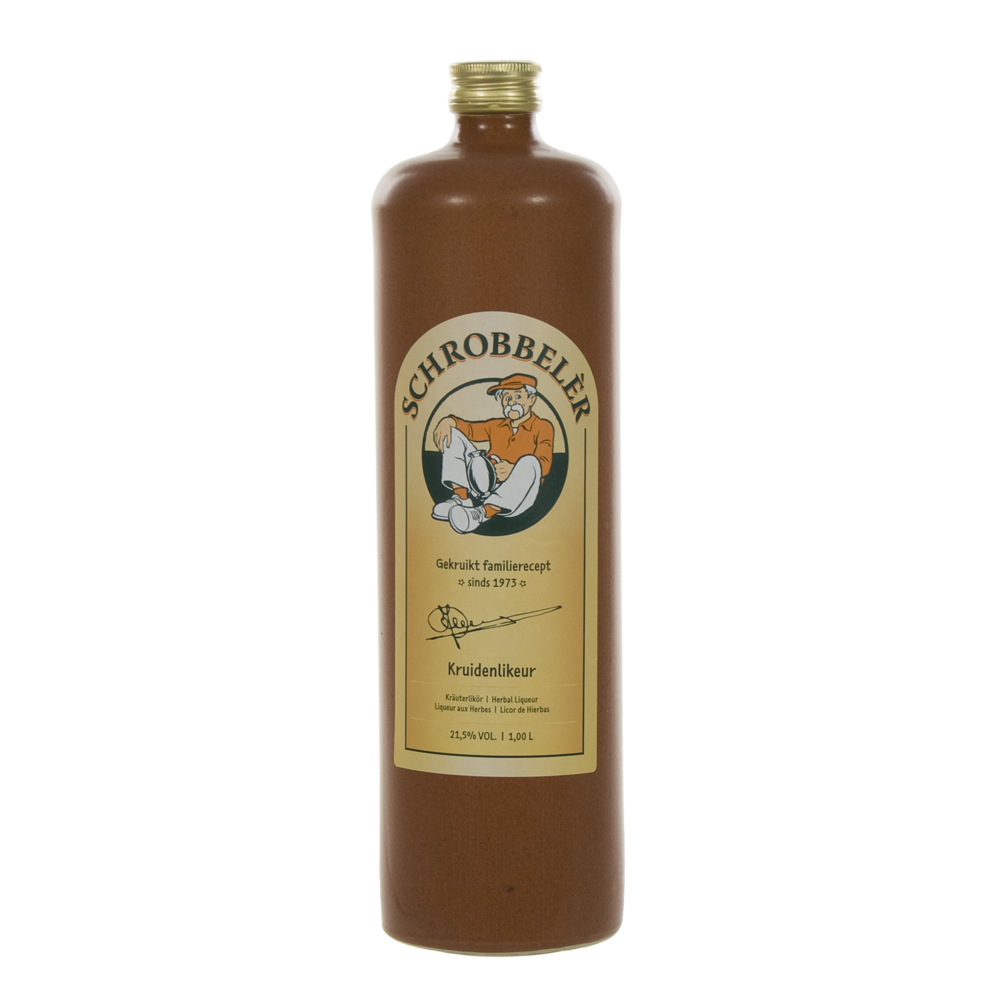 Schrobbeler Kruidlikeur 21.5%  70 cl  Fles