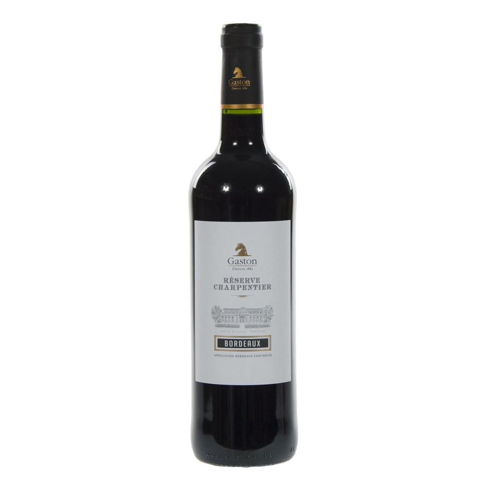 Gaston Bordeaux Res. Charpentier  Rood  75 cl  Fles