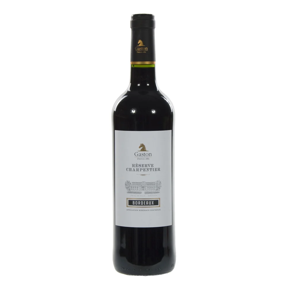 Gaston Bordeaux Res. Charpentier  Rood  75 cl  Fles