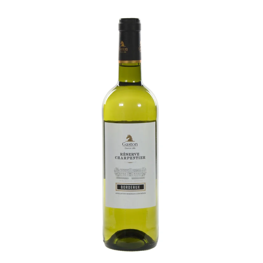 Gaston Bordeau blanc Sec Res. Charpentier  Wit  75 cl  Fles