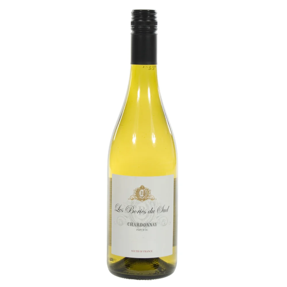 Les Bories Du Sud Chardonnay  Wit  75 cl  Fles