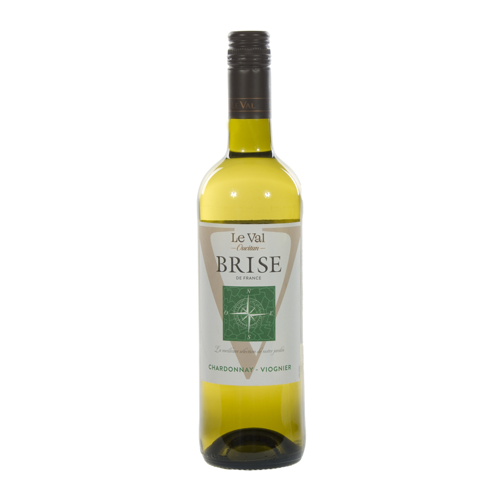 Brise de France VDP d' Oc Chardonnay 13.5%  Wit  75 cl  Fles
