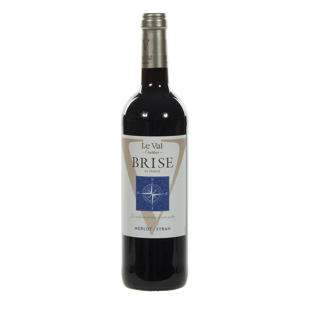 Brise de France VDP d' Oc Merlot 13%  Rood  75 cl  Fles