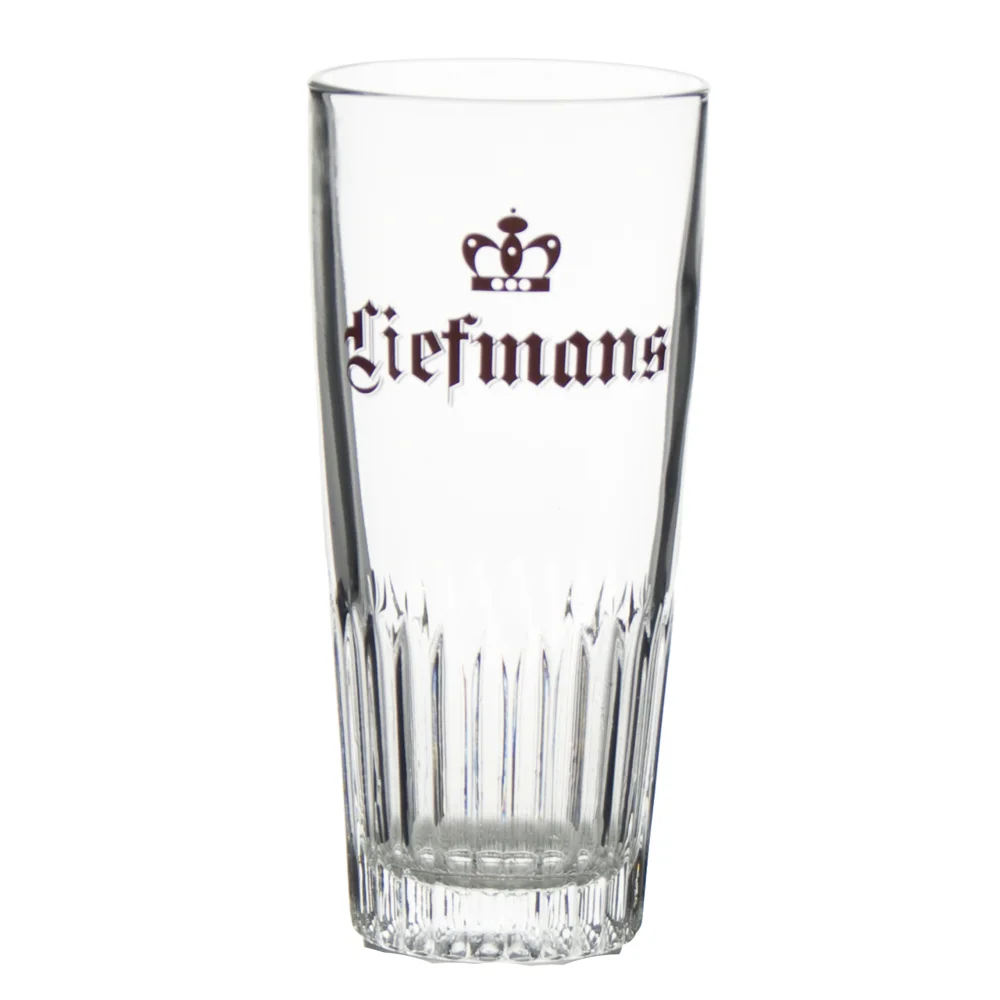 Liefmans glas recht ribbel  25 cl