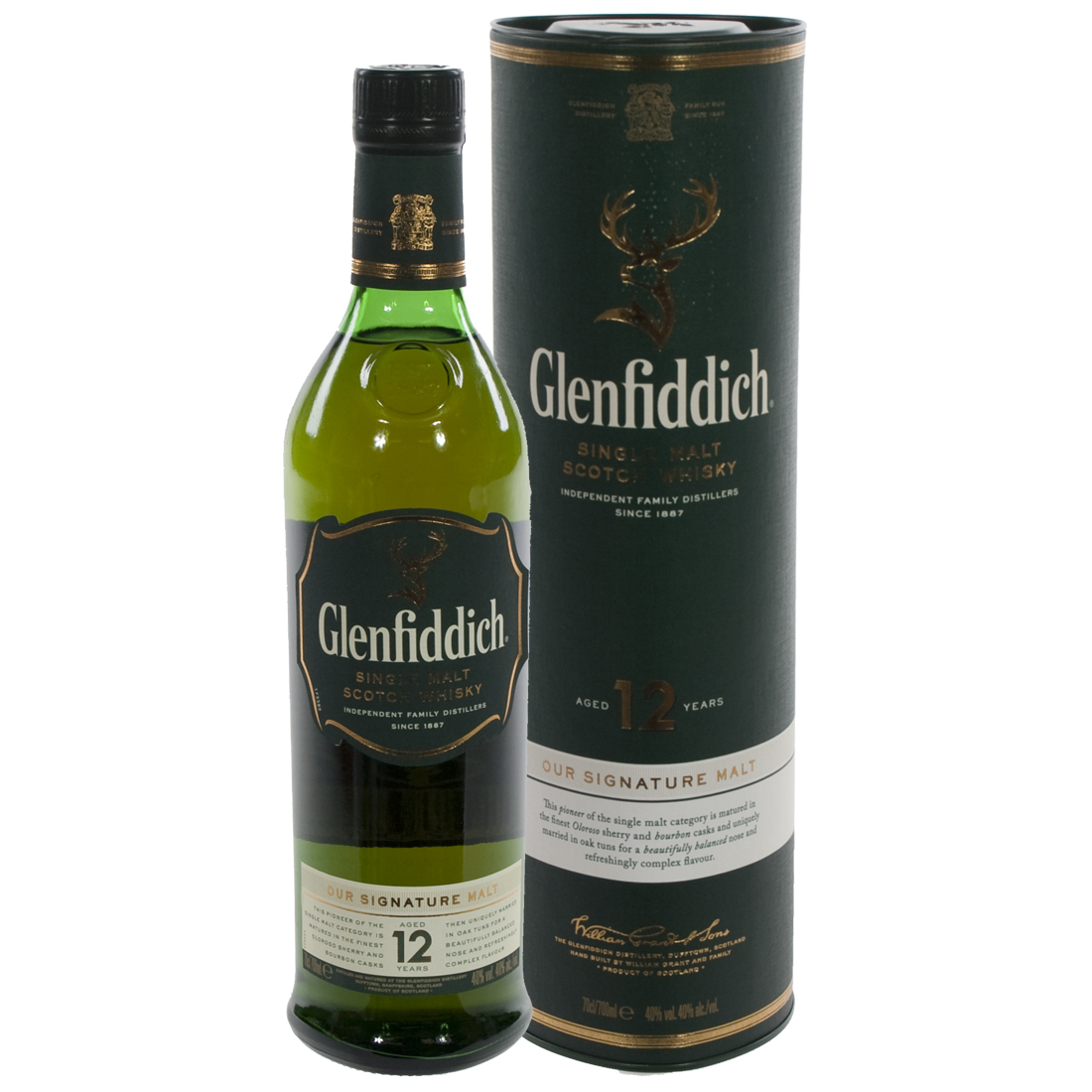 Glenfiddich 12 Y 40%  70 cl