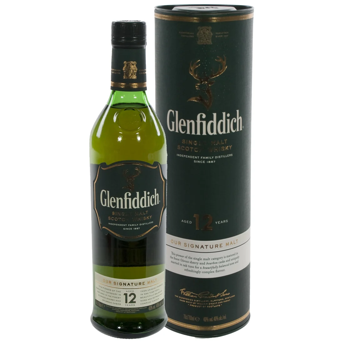 Glenfiddich 12 Y 40%  70 cl