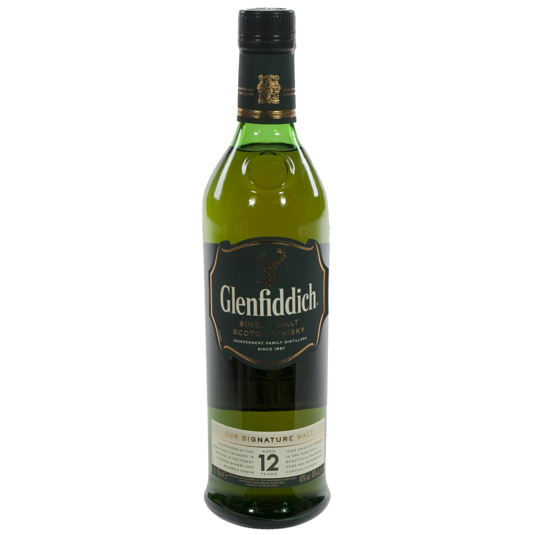 Glenfiddich 12 Y 40%  70 cl