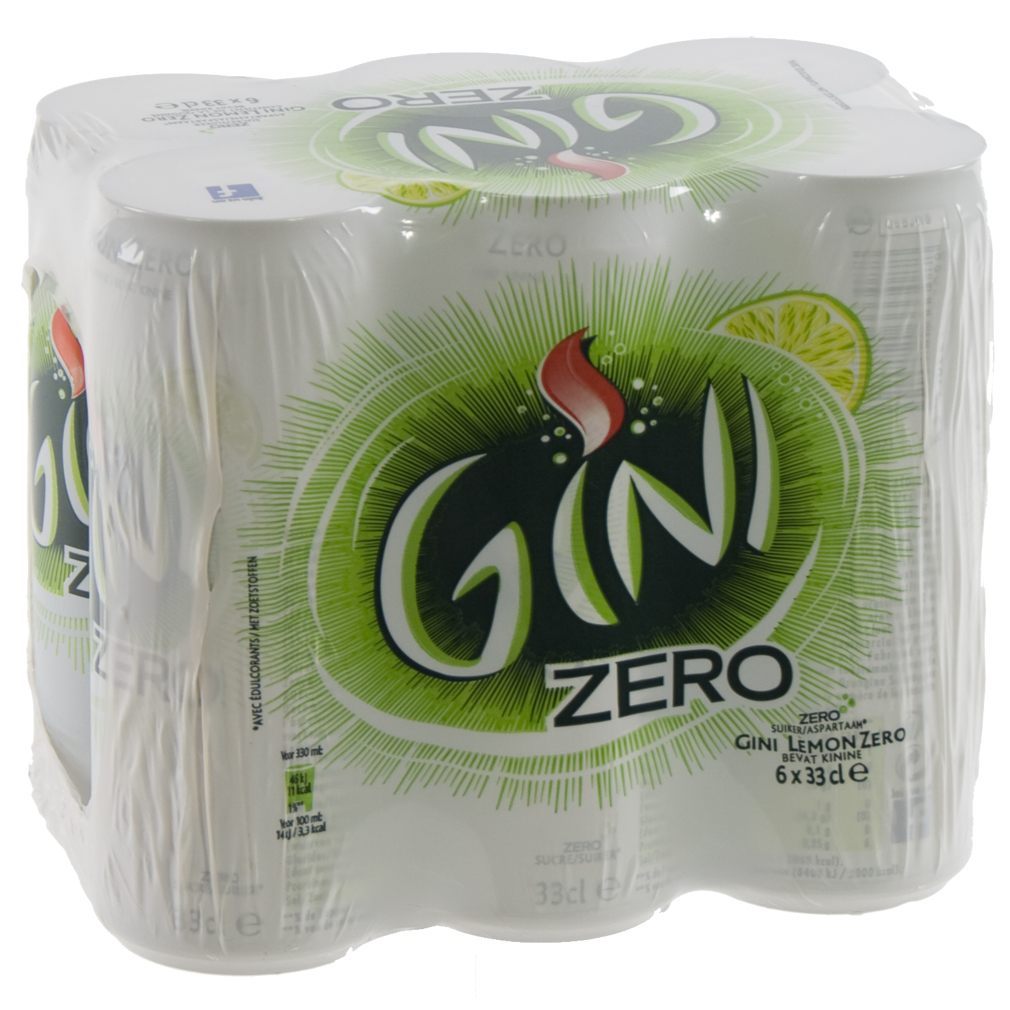 Gini  Zero  33 cl  Blik  6 pak