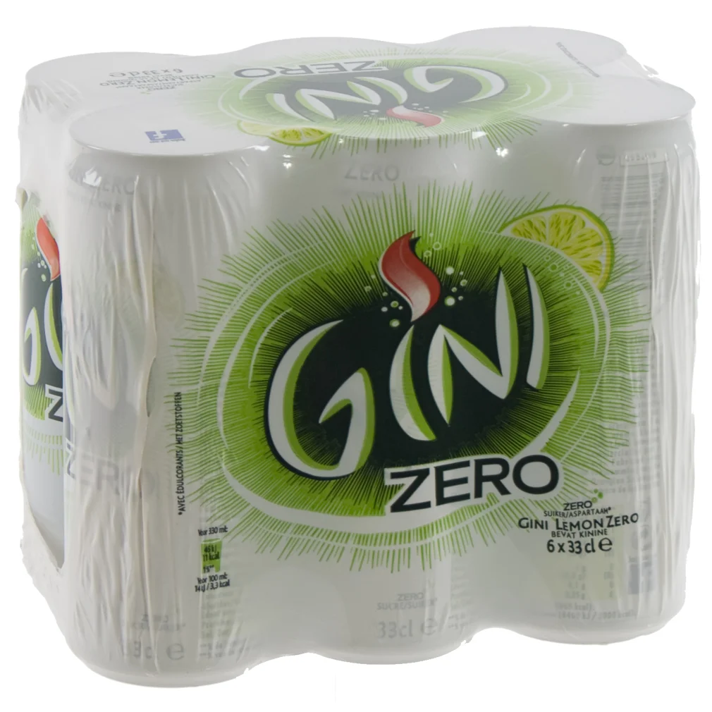 Gini  Zero  33 cl  Blik  6 pak