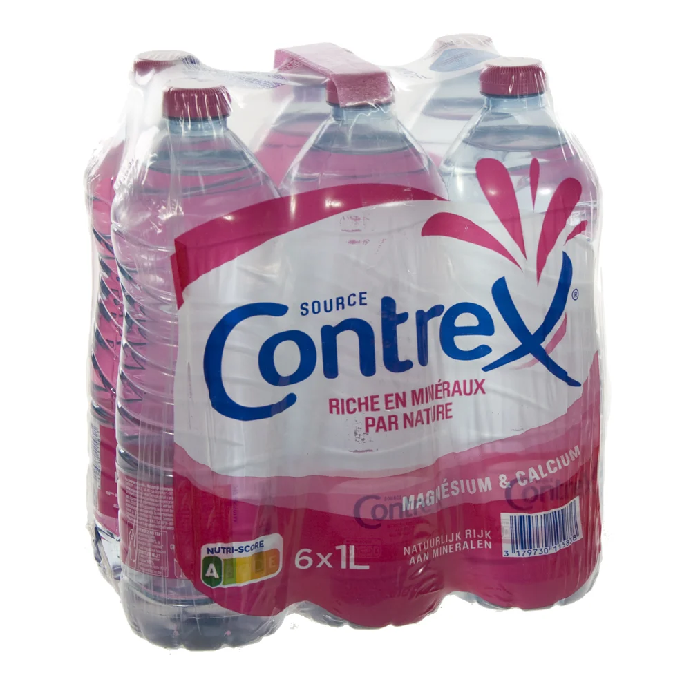 Contrex   Plat  1 liter  Pak  6 st