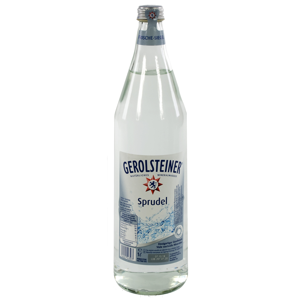 Gerolsteiner  Bruis  1 liter  Fles