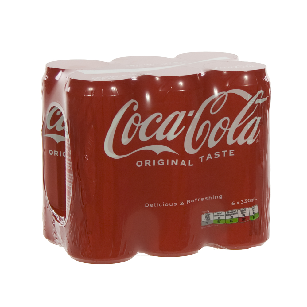 Coca Cola  Regular  33 cl  Blik  6 pak