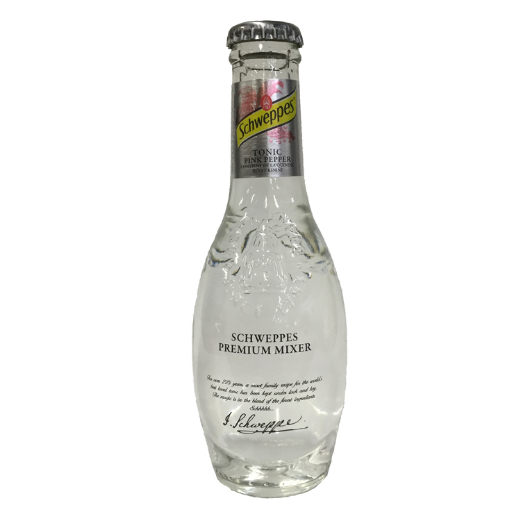 Schweppes Prem. Tonic  Pink Pepper  20 cl  Fles