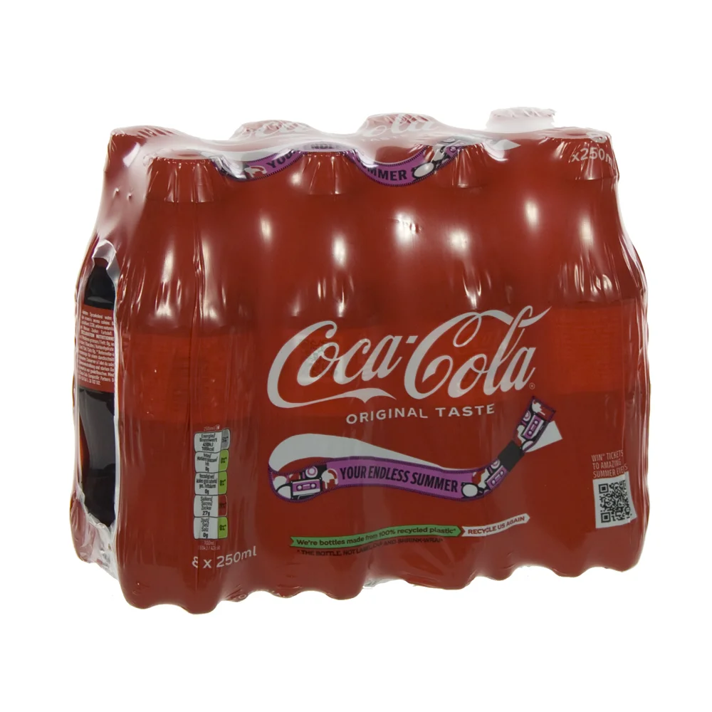Coca Cola PET  Regular  25 cl  Pak  8 st